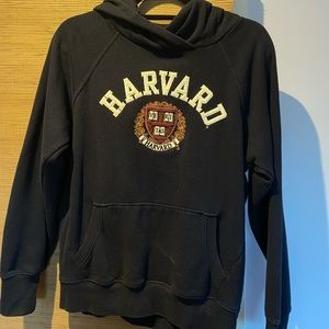 navy harvard hoodie